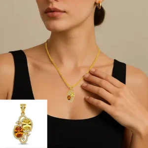 LIVHL Yellow Sapphire Pendant
